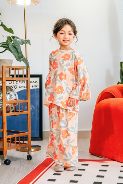 Adeena Kurung Orange