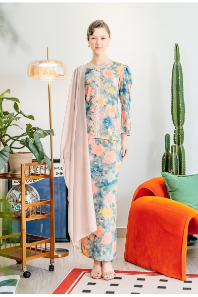 Alyssa Kurung Mini in Green