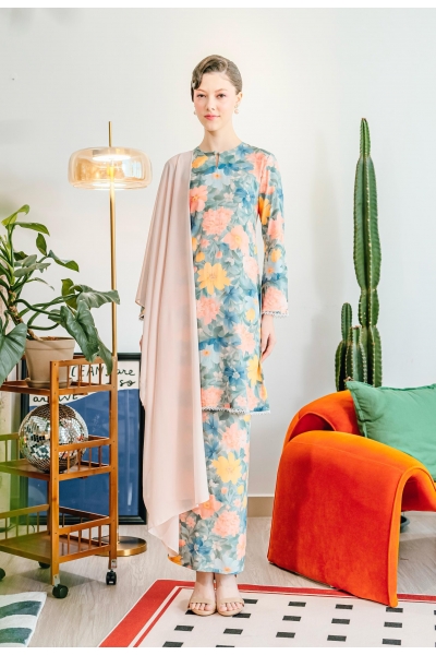 Ameena Kurung Mini in Green